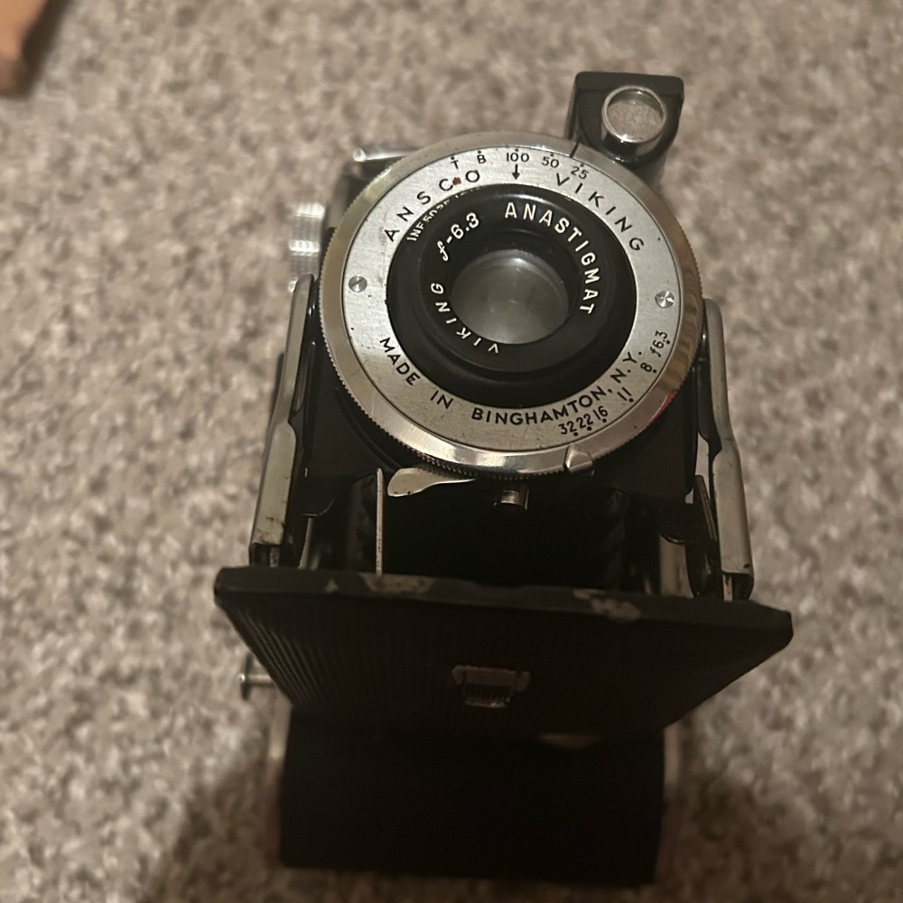 Viking Vintage Camera - Black and Silver